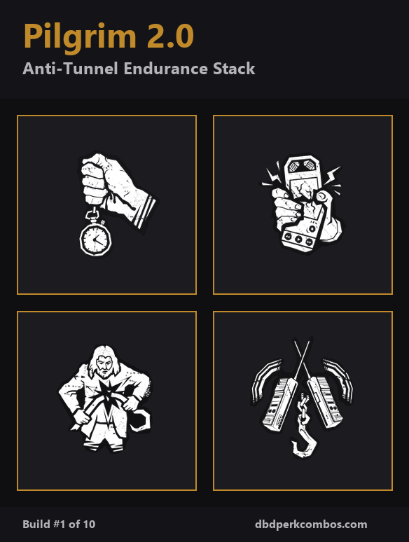 Pilgrim 2.0 - Anti-Tunnel Endurance Stack - 4 perk icons composited