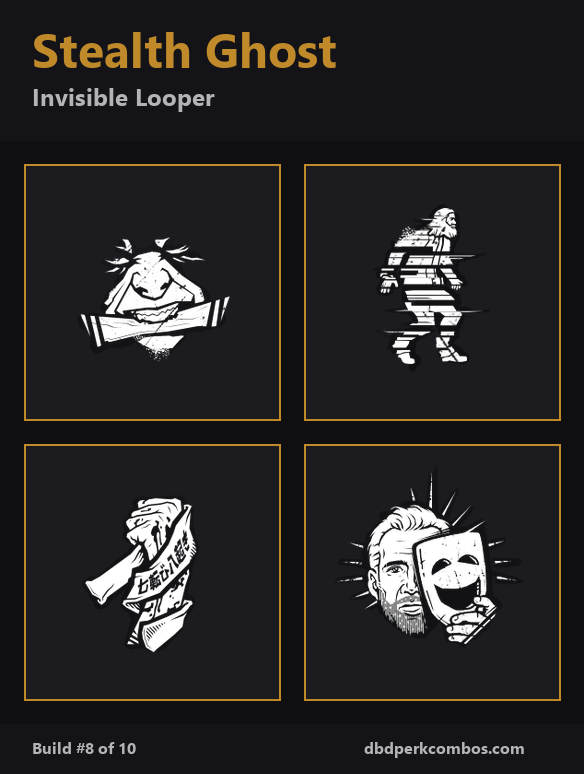 Stealth Ghost - Invisible Looper - 4 perk icons composited