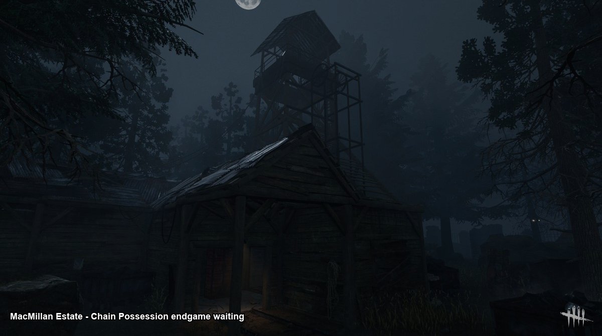 Pinhead Chain Possession endgame mode with all 5 generators completed in Dead by Daylight