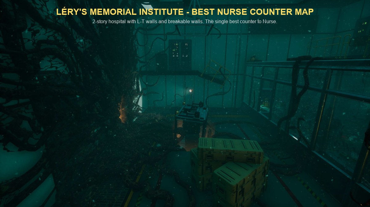 Léry's Memorial Institute gameplay - the best map to loop the Nurse in DBD 2026