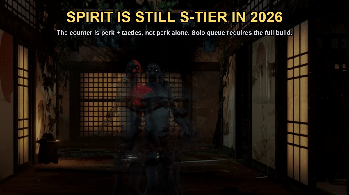 Spirit phase walking in Yamaoka Estate - the Spirit in action in DBD 2026