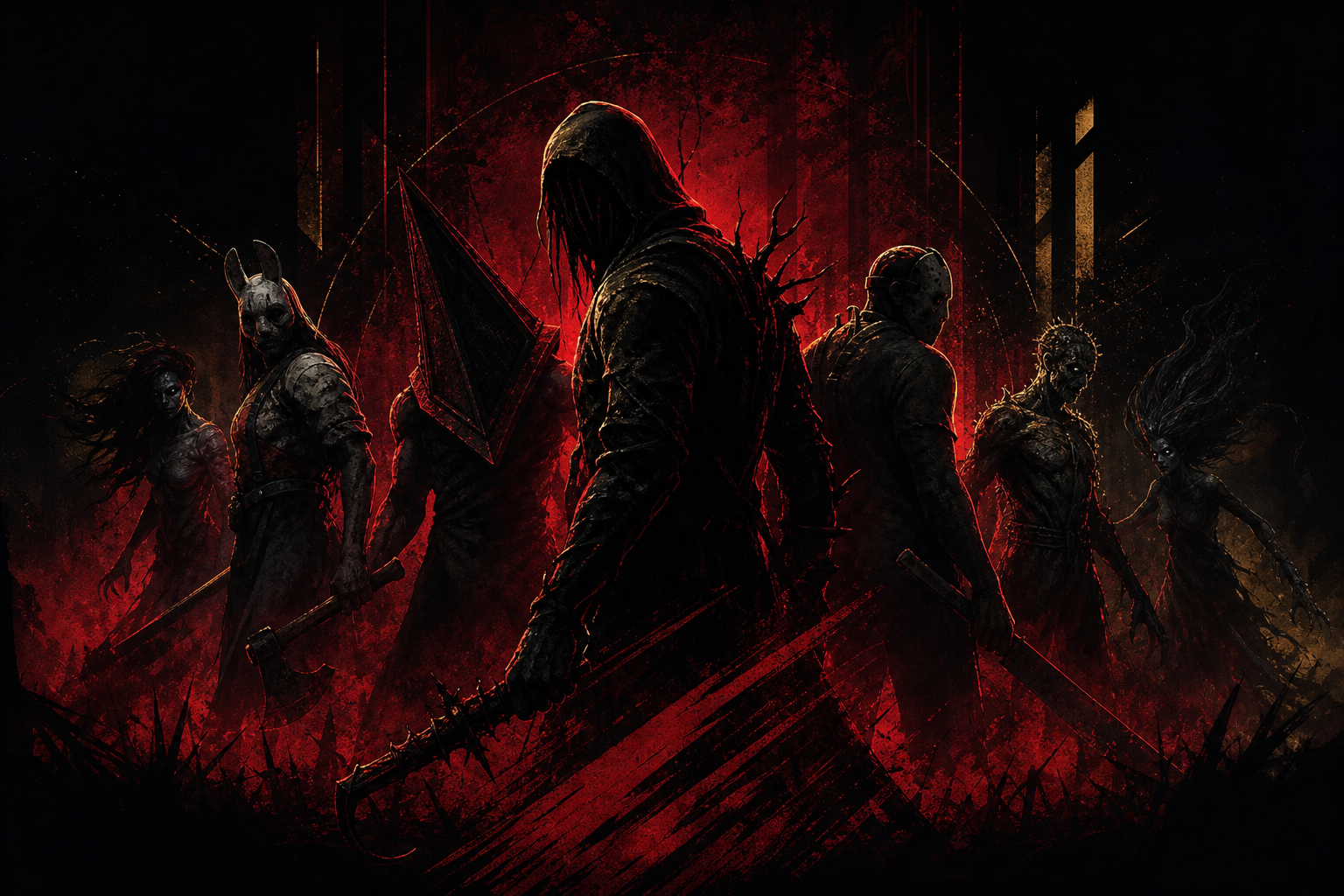 Dead by Daylight Patch 10.0.0 killer tier list hero image - 26 killers ranked S to D for the 10th anniversary meta