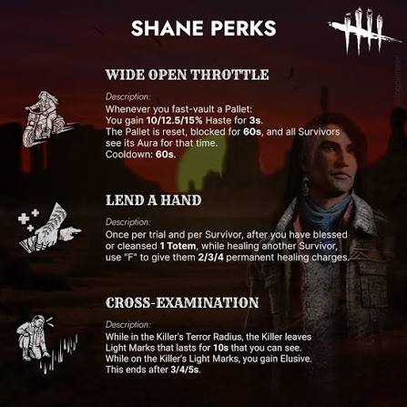 Shane's three perks laid out in a clean explainer layout with their descriptions