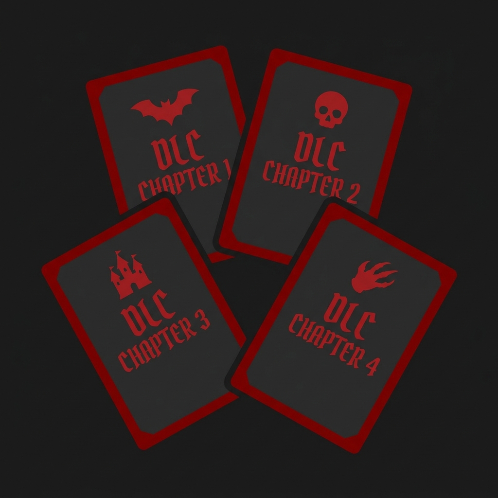 Stack of Dead by Daylight chapter DLC cards